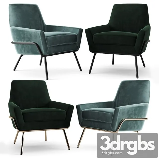 Armchair deephouse amsterdam 3D Model Free