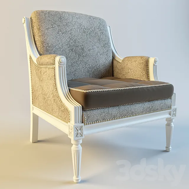 Armchair DIALMA BROWN MOBILI DB001853 3D Model
