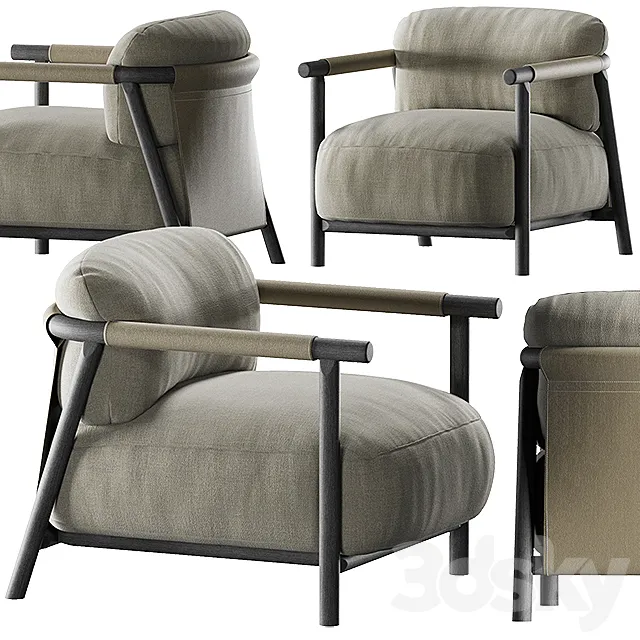 Armchair Ditre Italia Nathy 3DModel