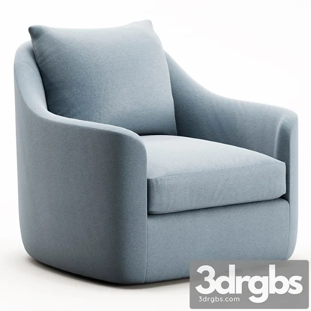 Armchair dmitriyco belgard lounge chair 3D Model Free