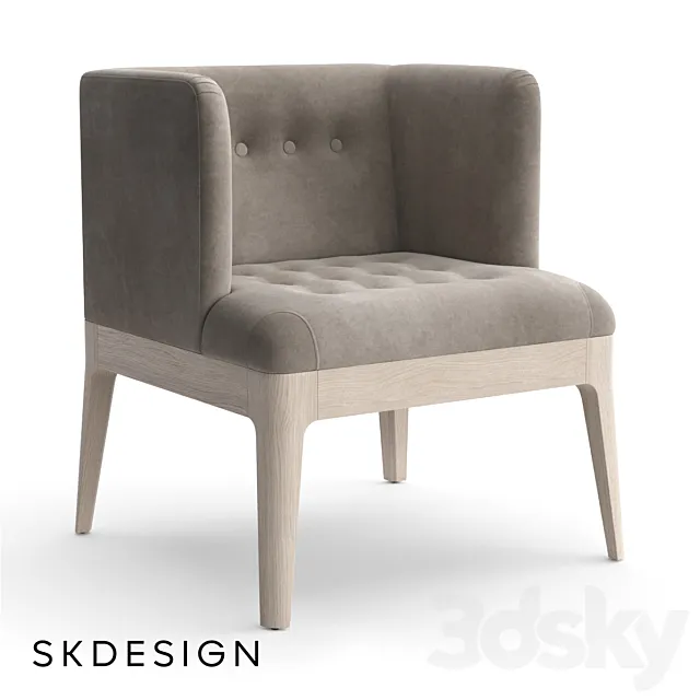Armchair Edda 3D Model