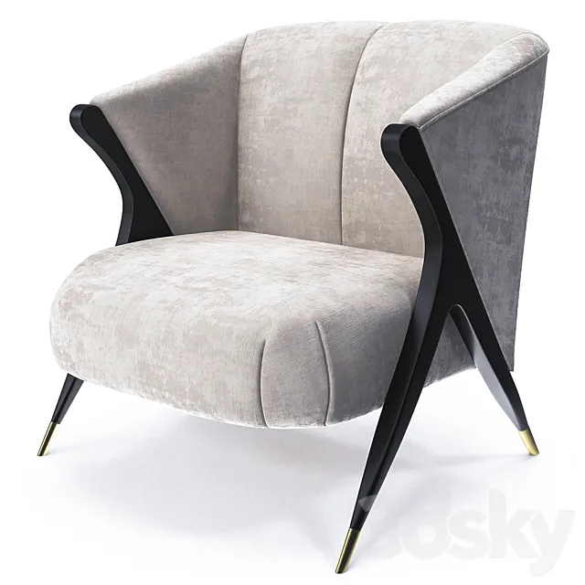 ARMCHAIR EICHHOLTZ 112017 PAVONE 3DModel