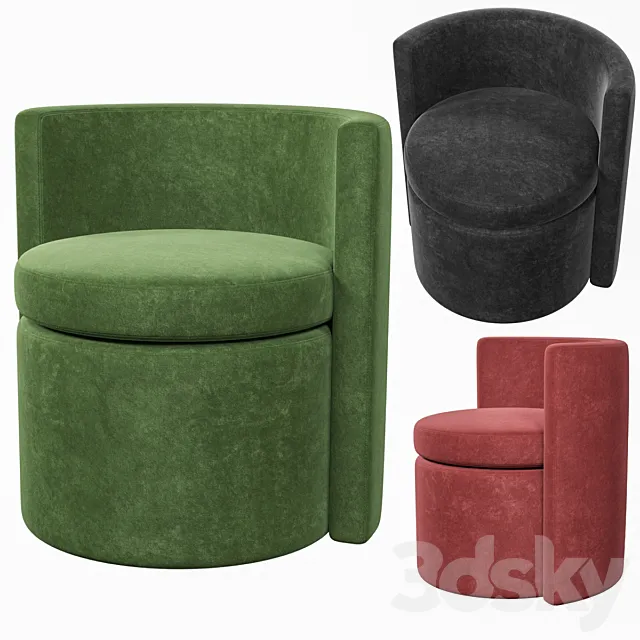 Armchair Eichholtz Arcadia 3D Model