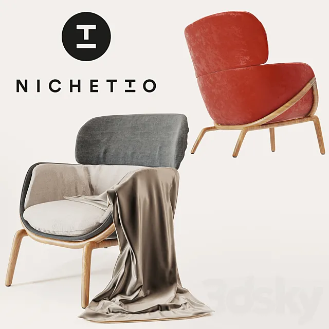 Armchair ELYSIA LOUNGE by Nichetto Free Download