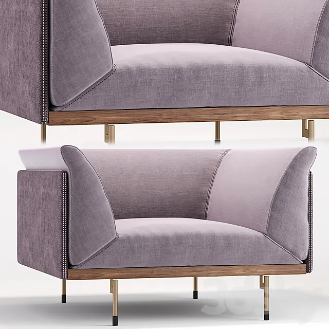 Armchair ENNE CORIO 3D Model