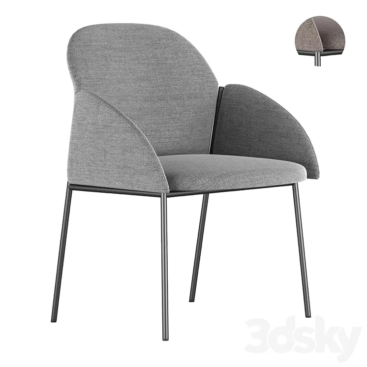 Armchair Enzo 3D Model Free