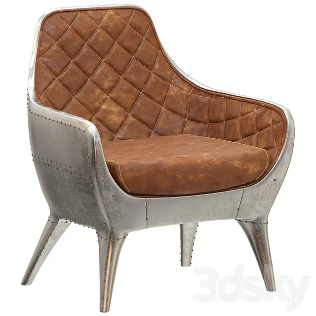 Armchair Epic Aluminum 3DModel