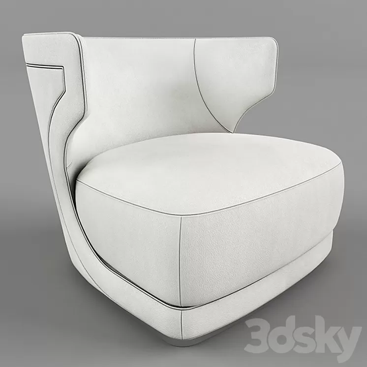 Armchair Etienne - Baxter 3D Model