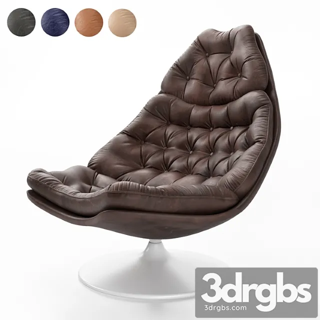 Armchair F588 Studio TK 3D Model Free