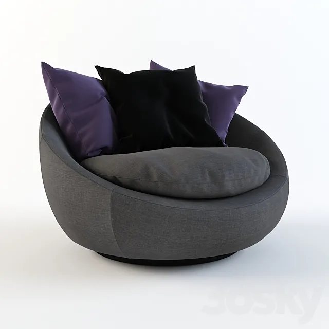 Armchair Fabbrica Kiss 3DModel