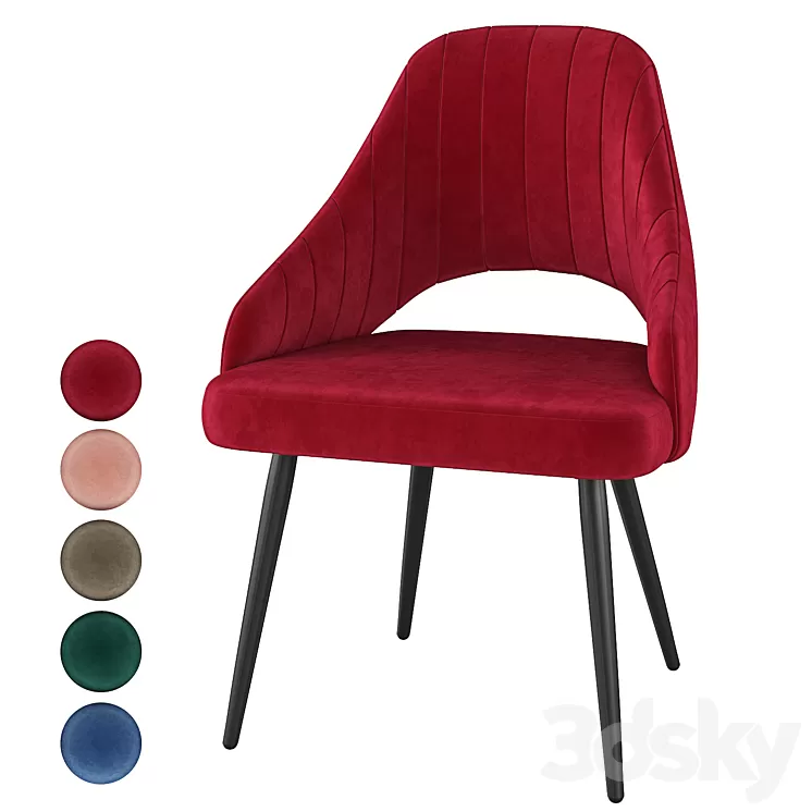 Armchair Fantine-LS 3D Model Free