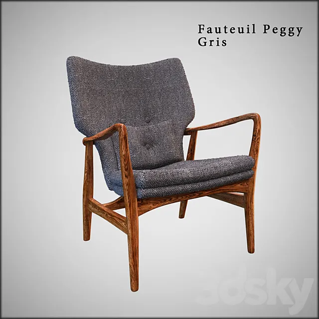 Armchair Fauteuil Peggy 3DModel