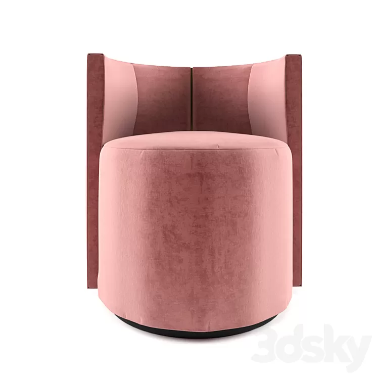 Armchair Fendi casa LouLou 3D Model