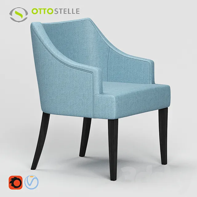 Armchair "Fil" Ottostelle 3D Model