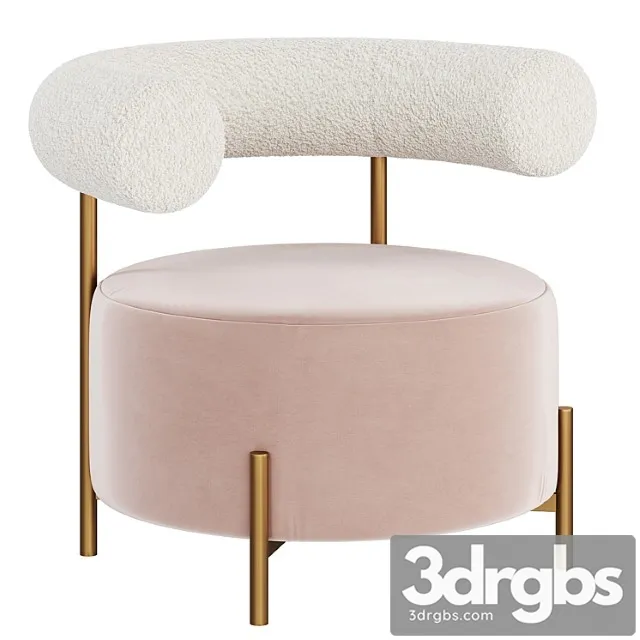 Armchair Flo Occasional 3D Model Free