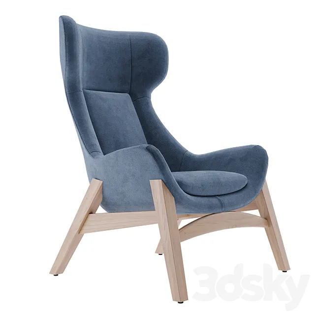 Armchair Frid Ascona 3D Model