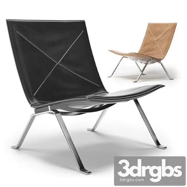 Armchair fritz hansen pk22 chair 3D Model Free