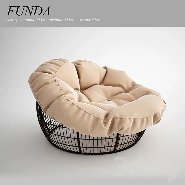 Armchair Funda 3DModel