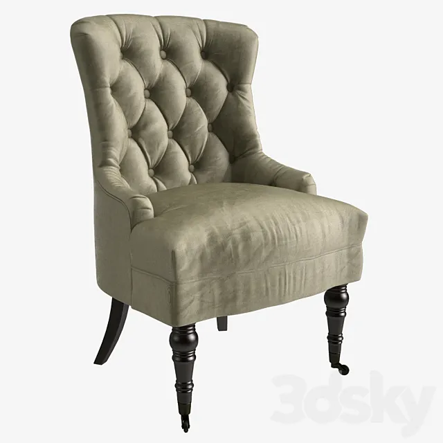 Armchair Garda Decor armchair_h98xw63xl60_art PJC098-PJ842 3DModel