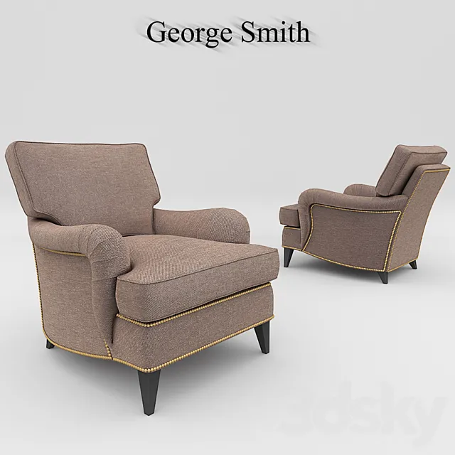 Armchair George Smith 3D Model