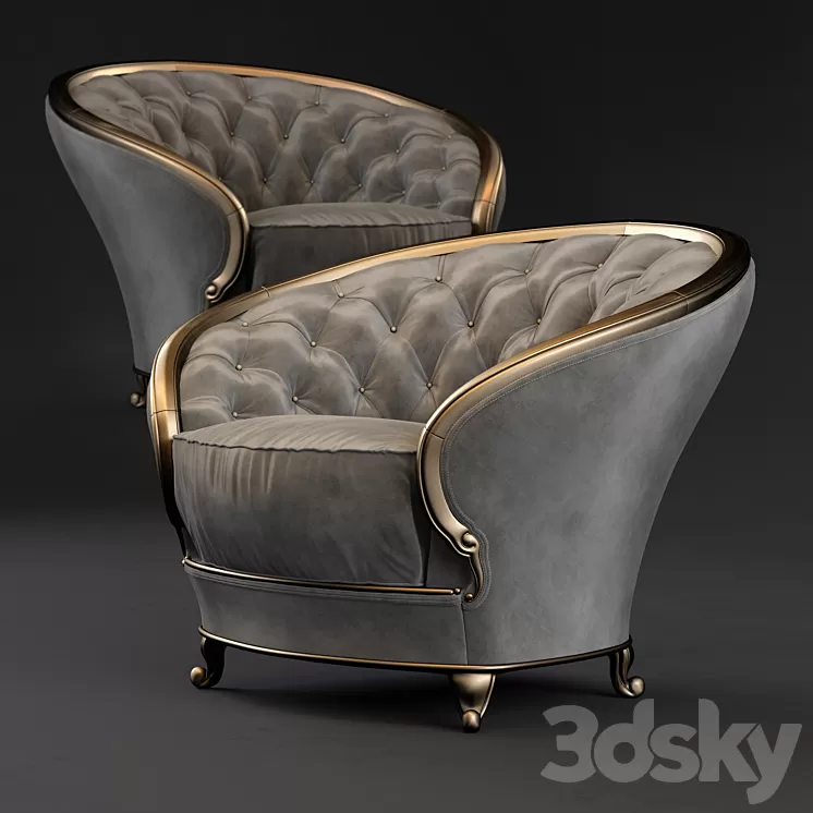 armchair GoldComfort 3D Model