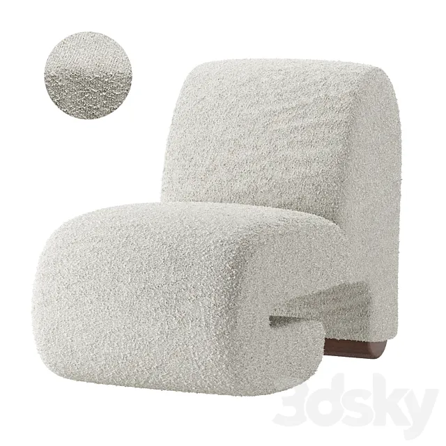 Armchair Greenapple by 1STDIBS 3D Model