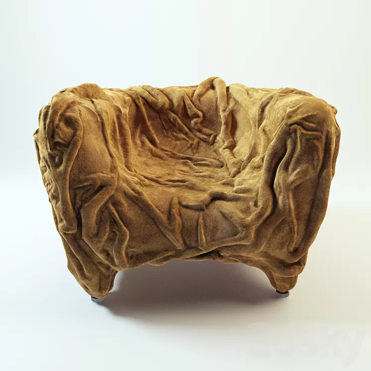 Armchair Grinza 3D Model