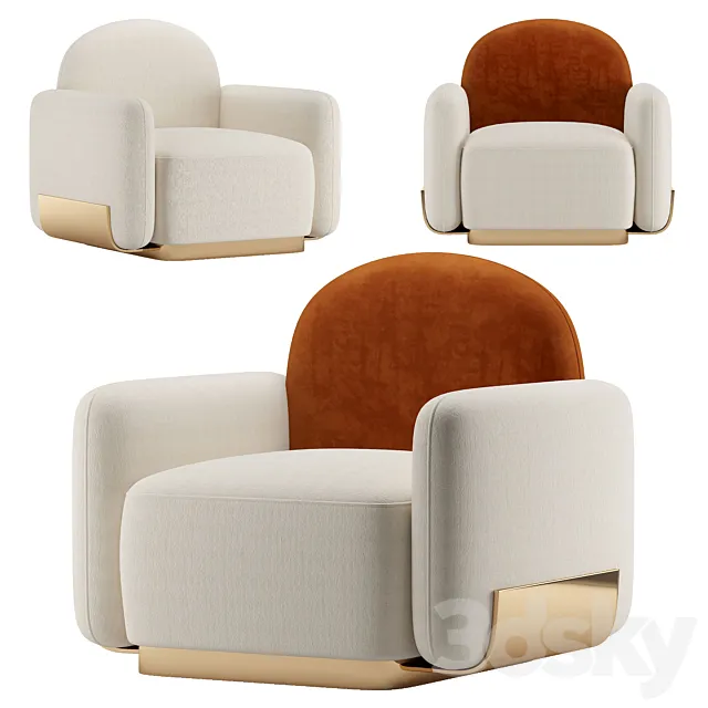 Armchair HANDY 3D Model
