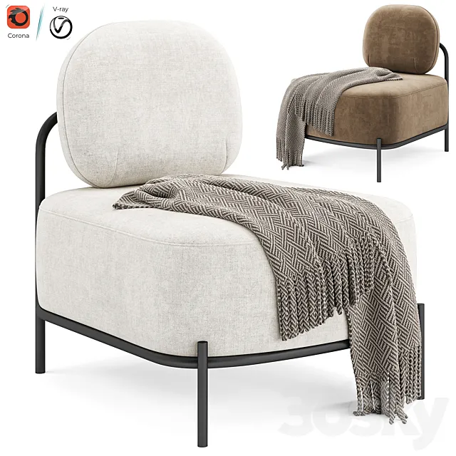 Armchair Hawaii by inmyroom.ru_Armchair Hawaii 3D Model