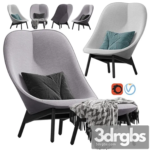 Armchair hay uchiwa lounge