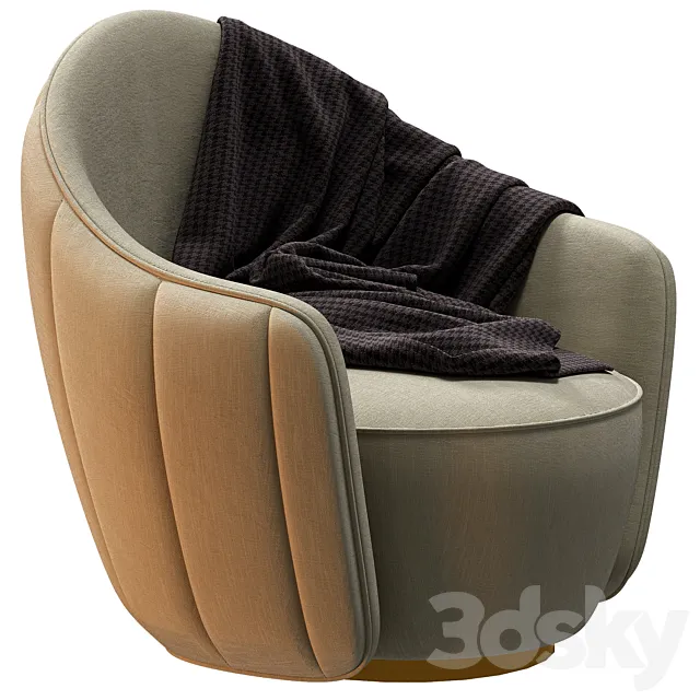 Armchair Hermes 3D Model