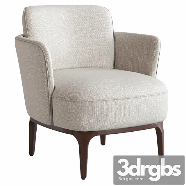 Armchair Jabote 1 3D Model Free