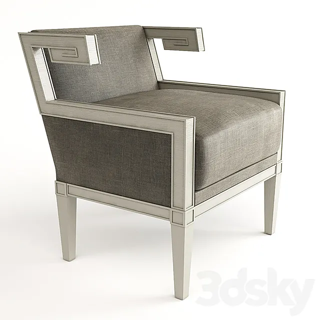 Armchair Jean Louis Deniot Troy 3D Model