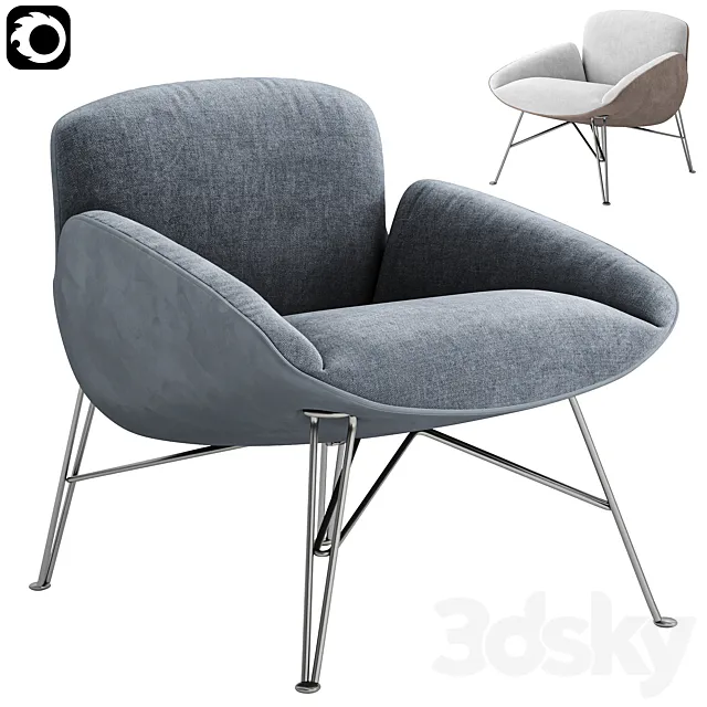 Armchair Juno Arketipo 3D Model