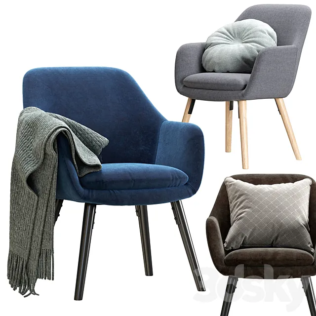 Armchair Jysk UDSBJERG 3D Model