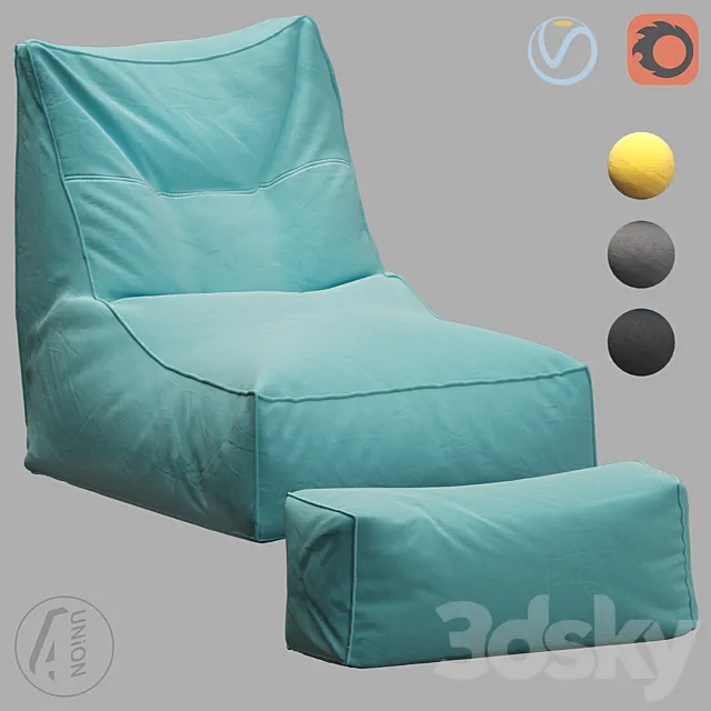 Armchair K0047 4Union.ru 3D Model