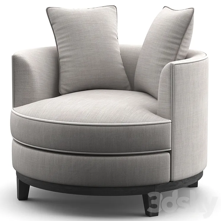 Armchair Kansas Frato 3D Model Free