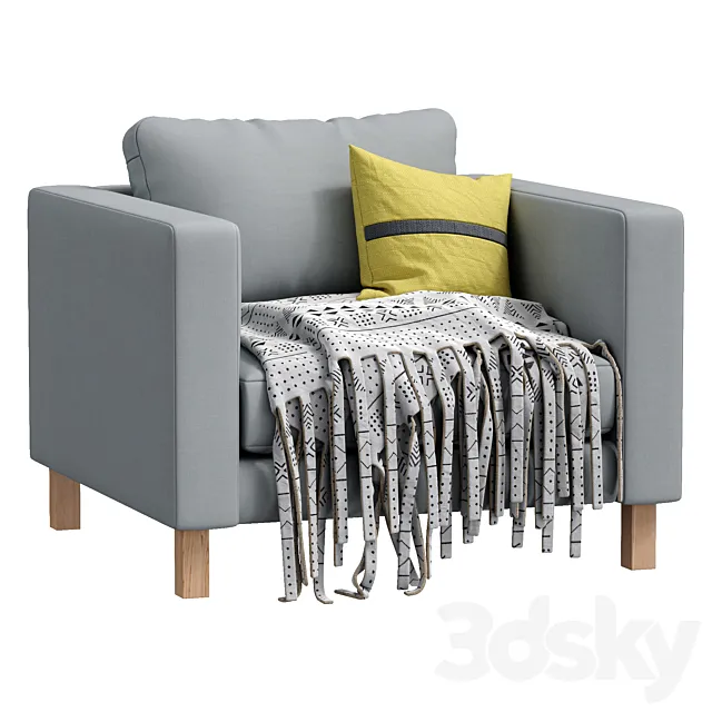 Armchair Karlstad by Ikea 3D Model