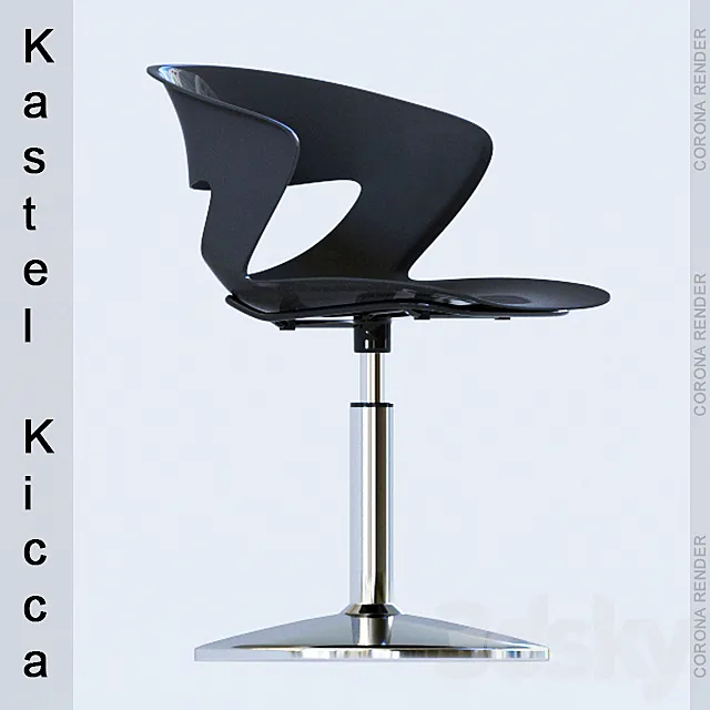 Armchair Kicca. factory Kastel 3DModel