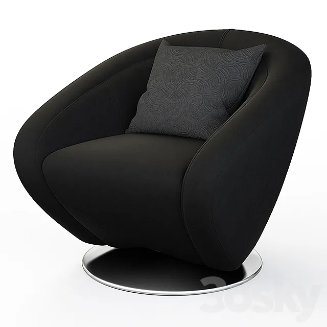 Armchair Kiss 3D Model