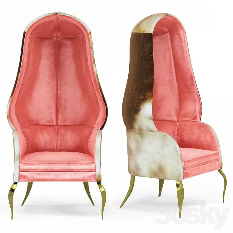 Armchair Koket Drapesse II 3D Model