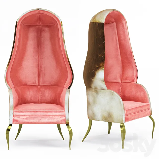 Armchair Koket Drapesse II 3D Model