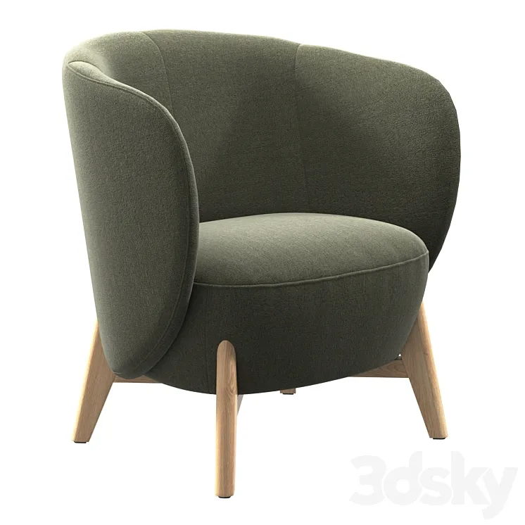 Armchair Lancy La Redoute 3D Model Free