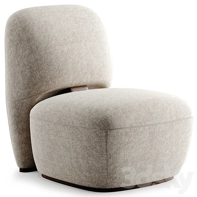 Armchair Landon. La Redoute AM.PM 3DModel