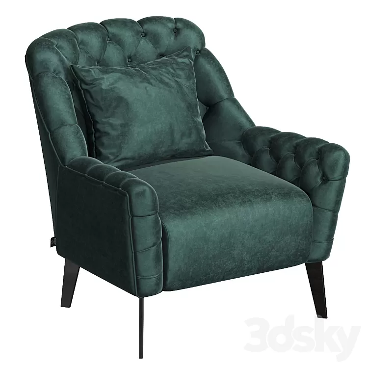 Armchair LeHome A166 3D Model
