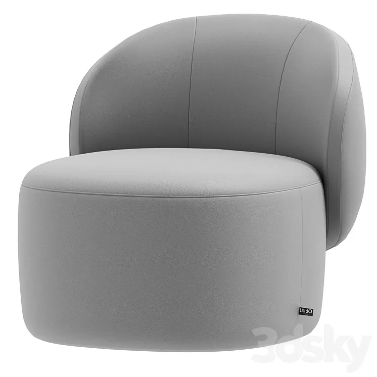Armchair Liu Jo Guest Loveseat 3D Model
