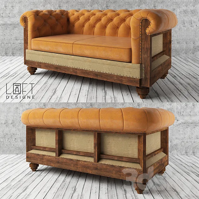 Armchair Loft model 3630 3DModel