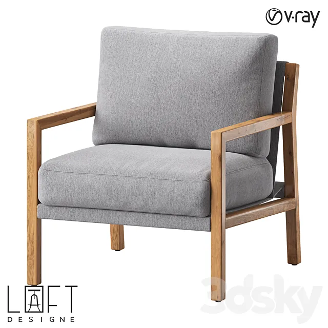 Armchair LoftDesigne 30624 model 3D Model