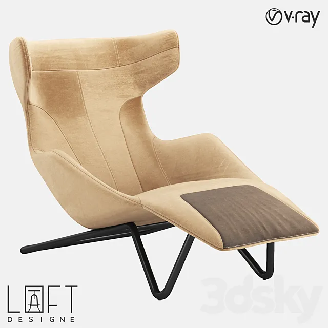 Armchair LoftDesigne 36558 model 3DModel