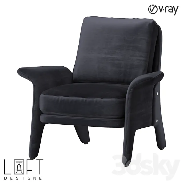 Armchair LoftDesigne 36576 model 3D Model